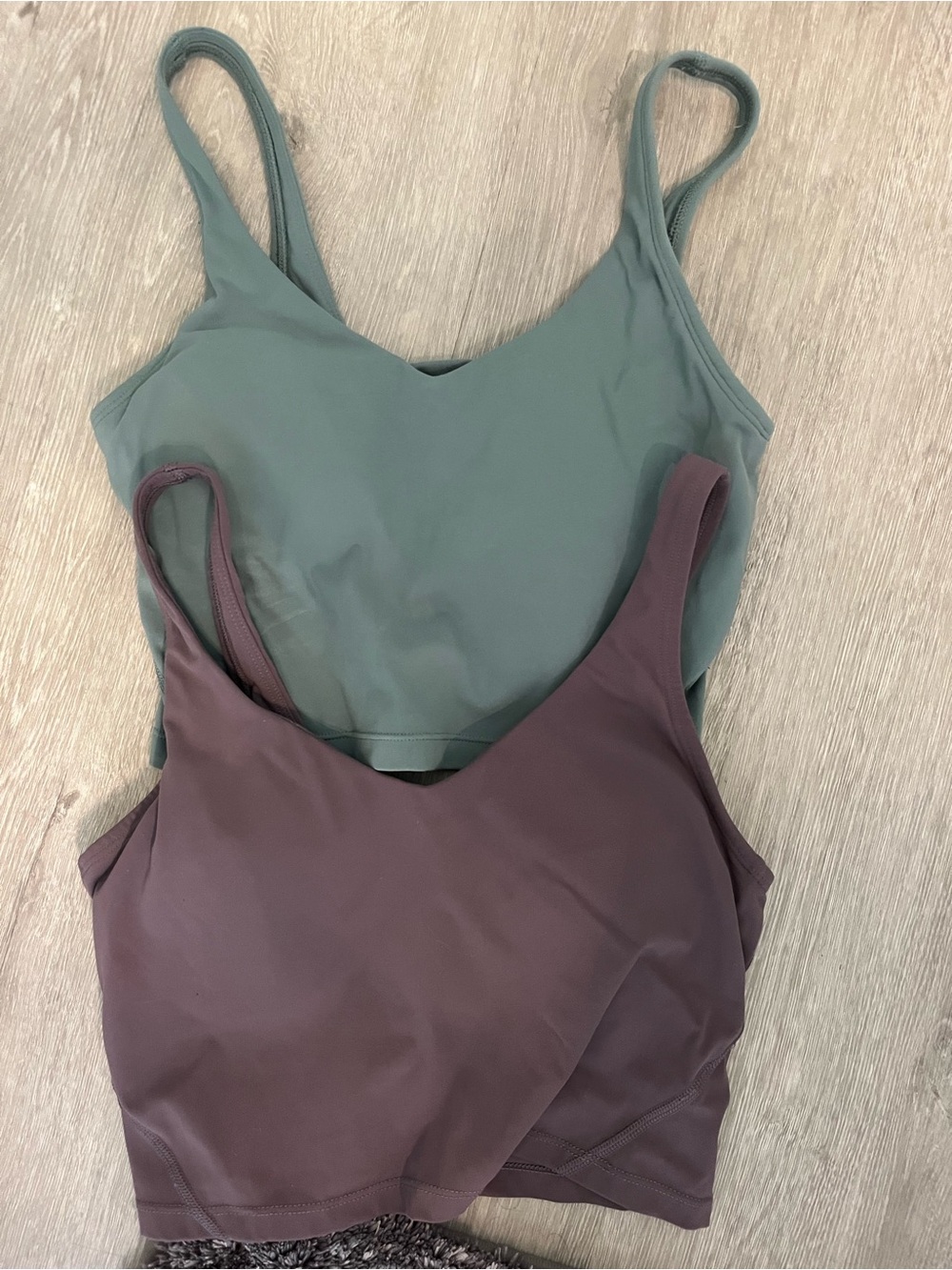 Amazon Scoop Neck Crop Camisoles